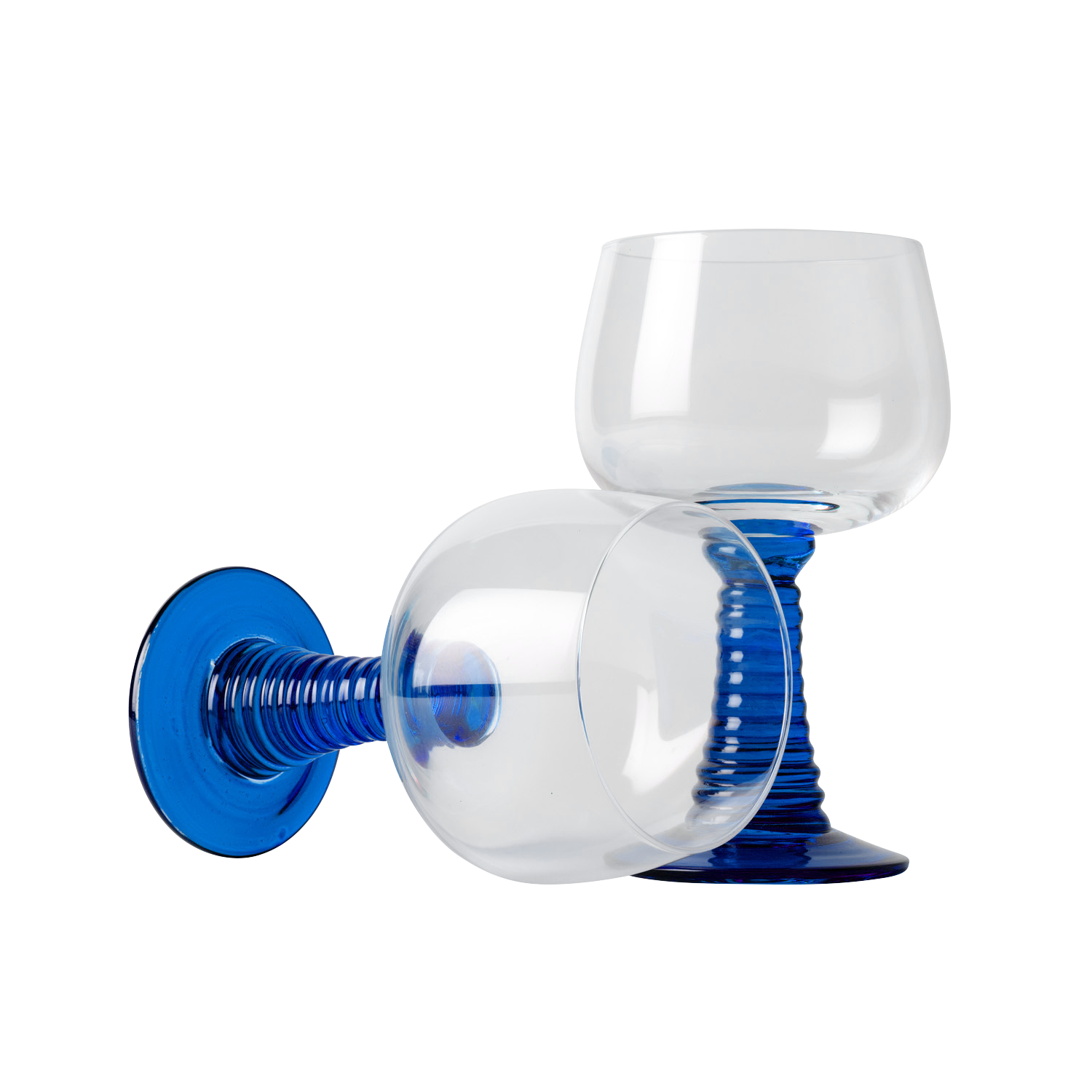 Navy Wine Goblet — Set of 2 In The Roundhouse