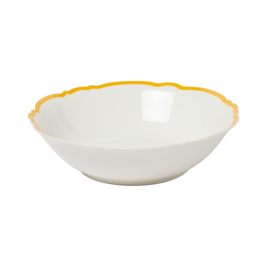 Yellow Wave Serving Bowl - Set of 4