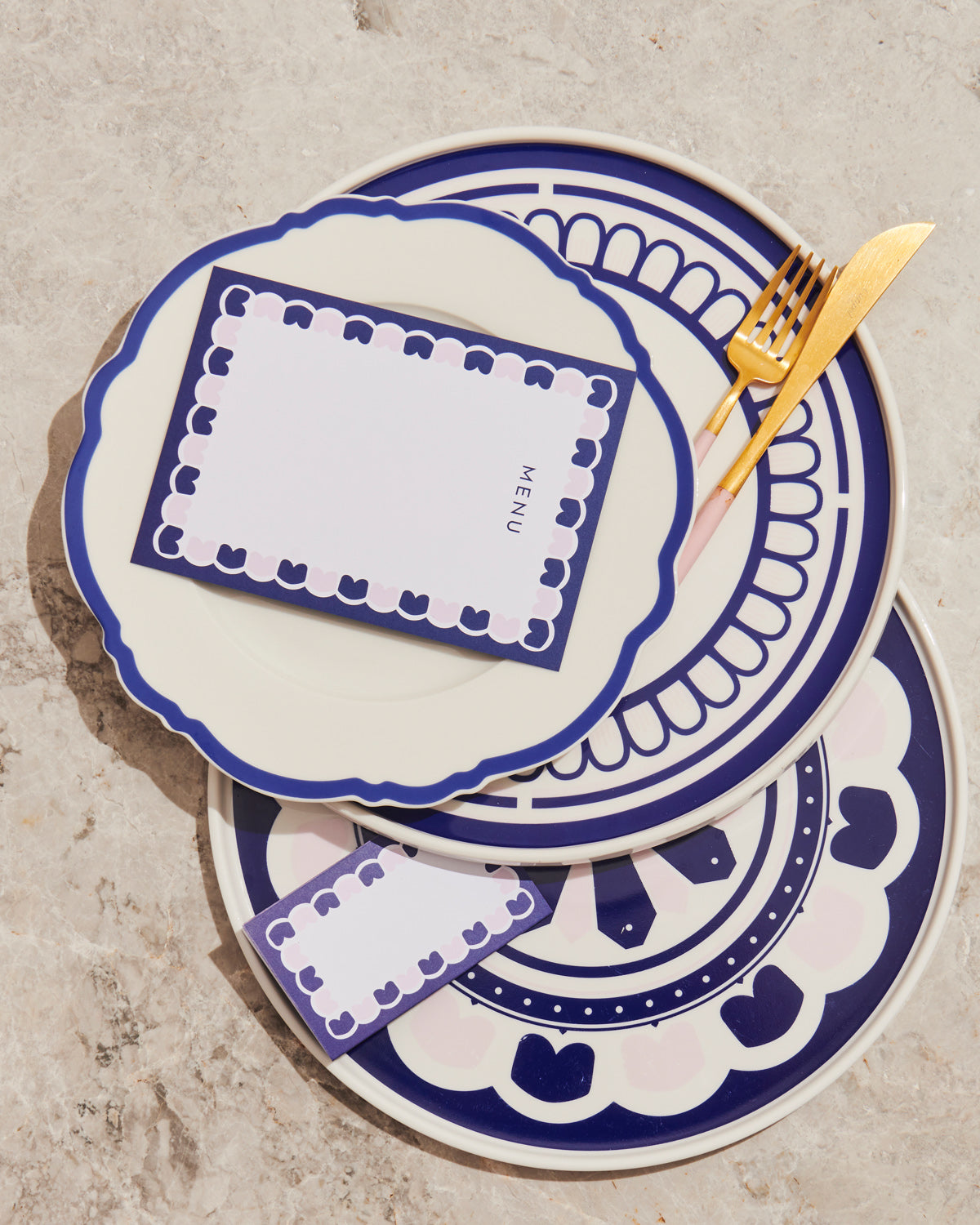 Menus and Placecard Styling – In The Roundhouse