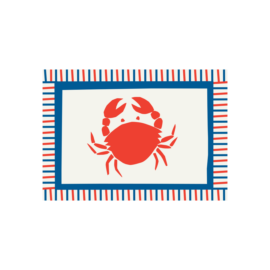 Crab Greeting Card