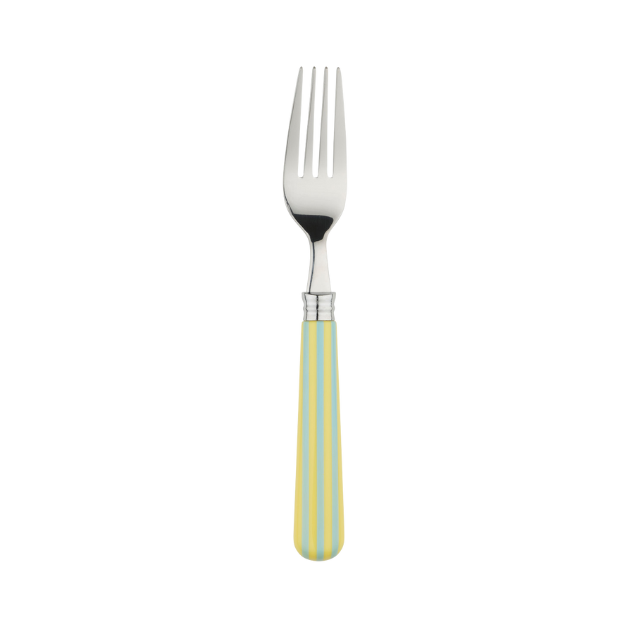 Lemon & Blue Stripe Cutlery Set
