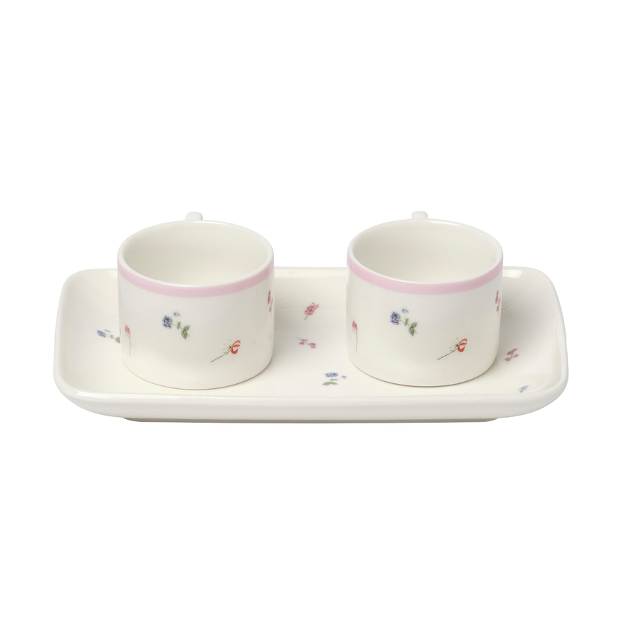 Floral Espresso Set