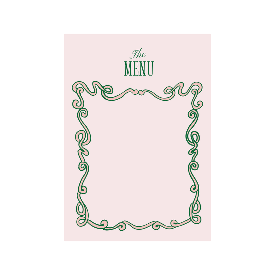 Downloadable Festive Menu