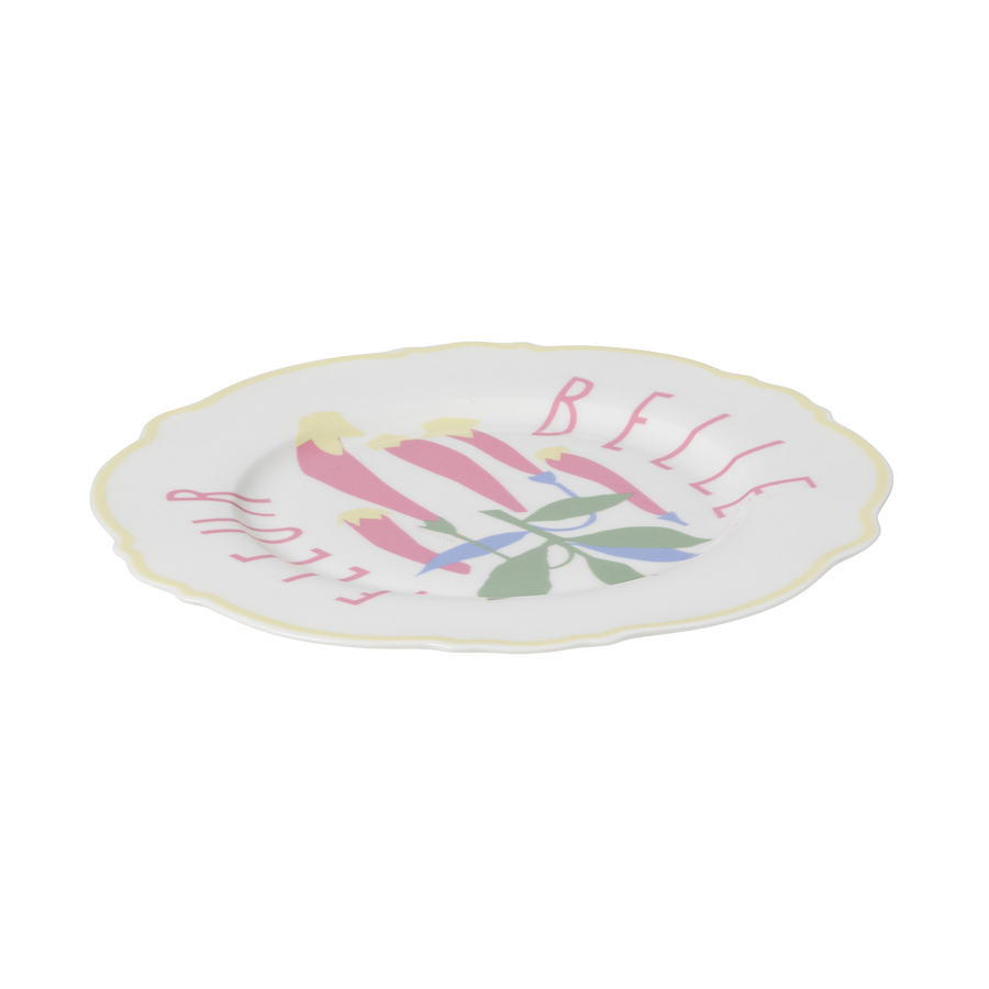 Belle Fleur Wave Dinner Plate