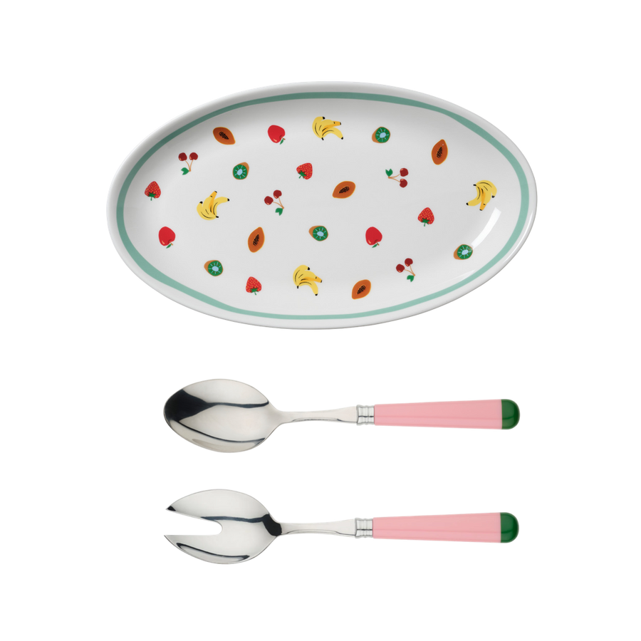 Fruit Platter and Salad Server Set