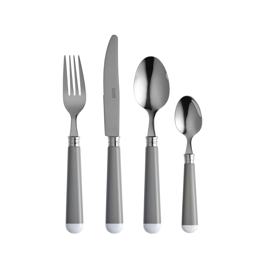 Grey and White Cutlery
