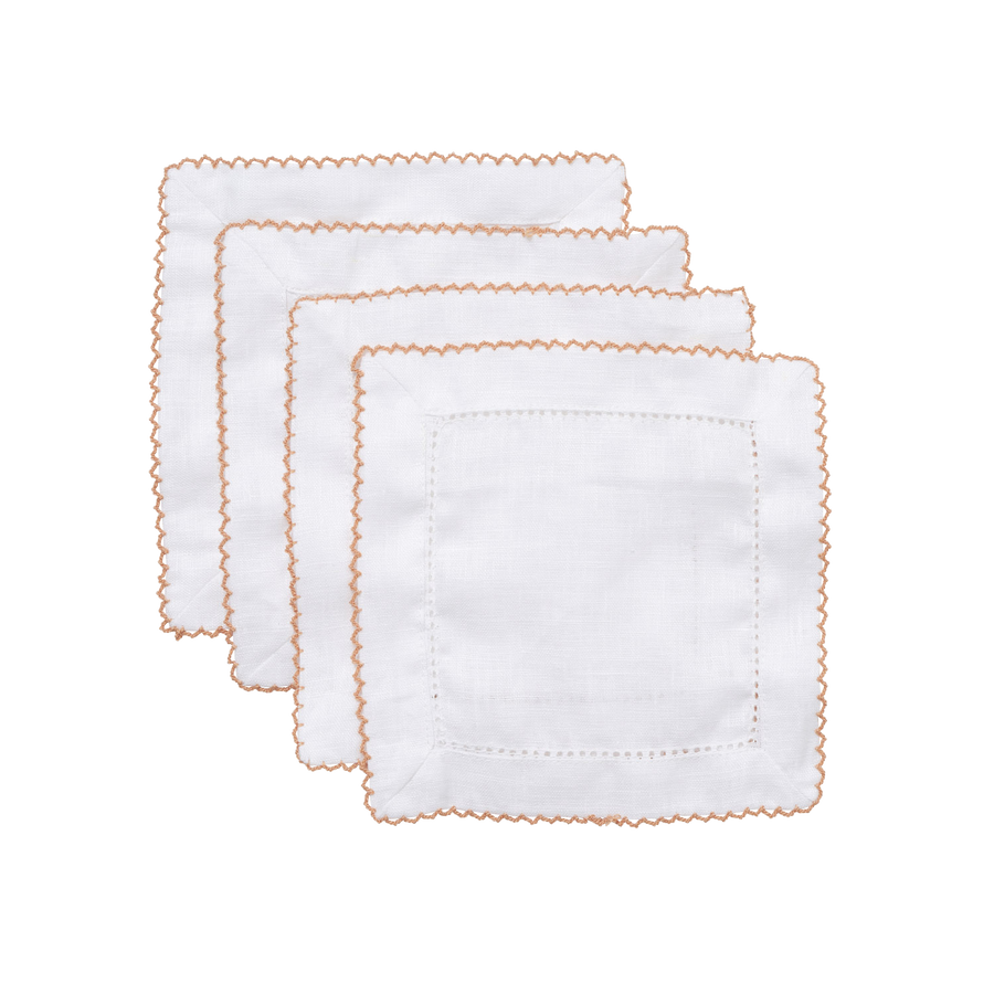 Set of 4 Cocktail Napkins - Sand