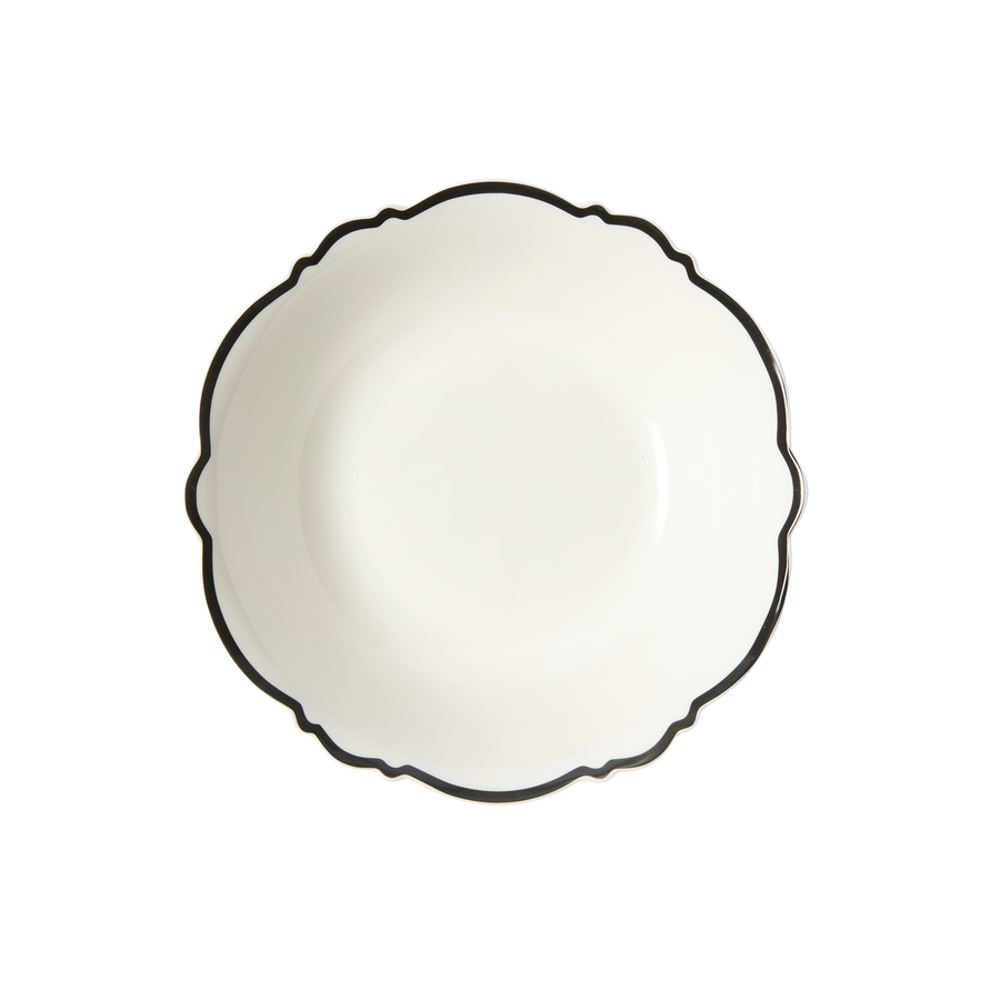 12 Piece Black Wave Dining Set