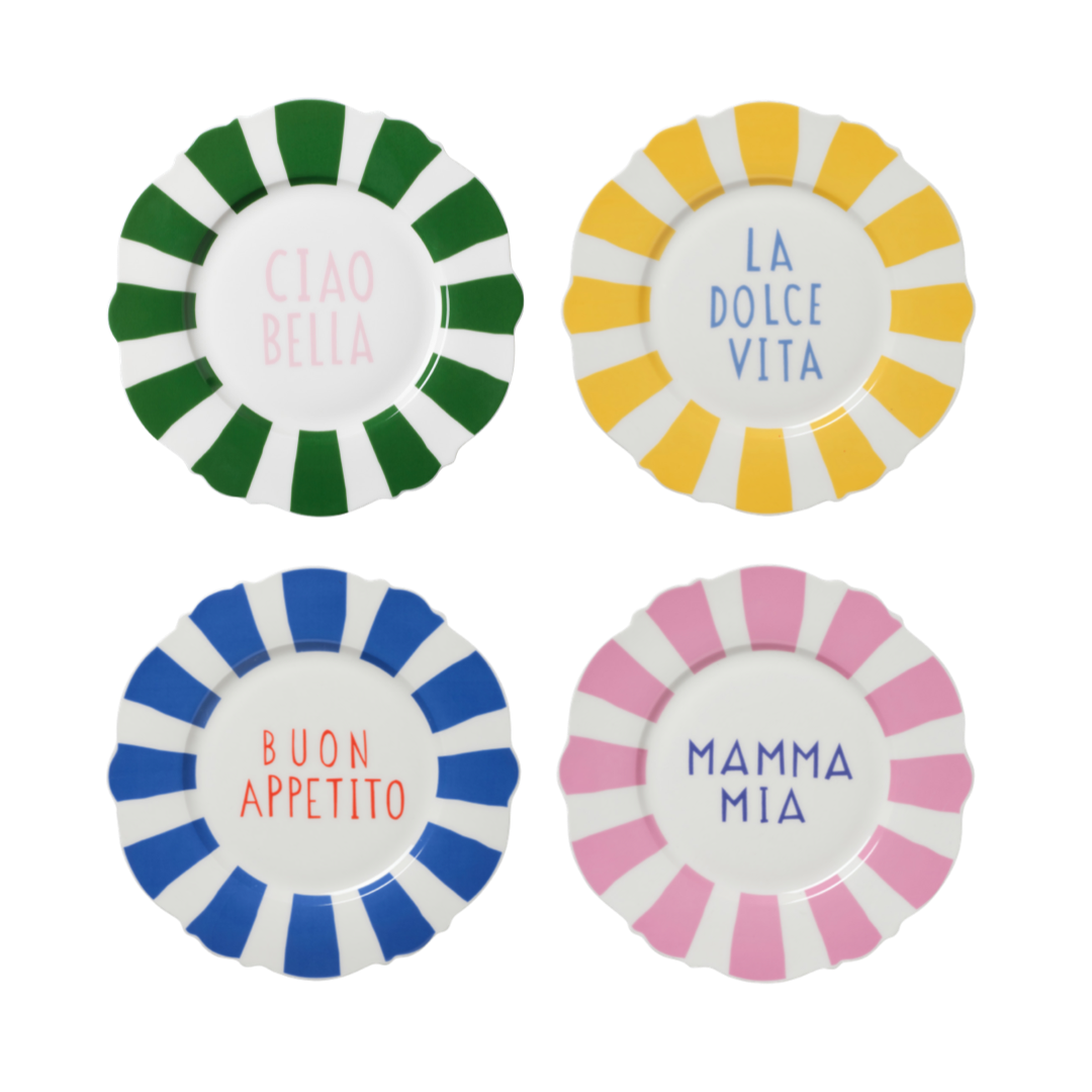 Italian Side Plates - Set of 4