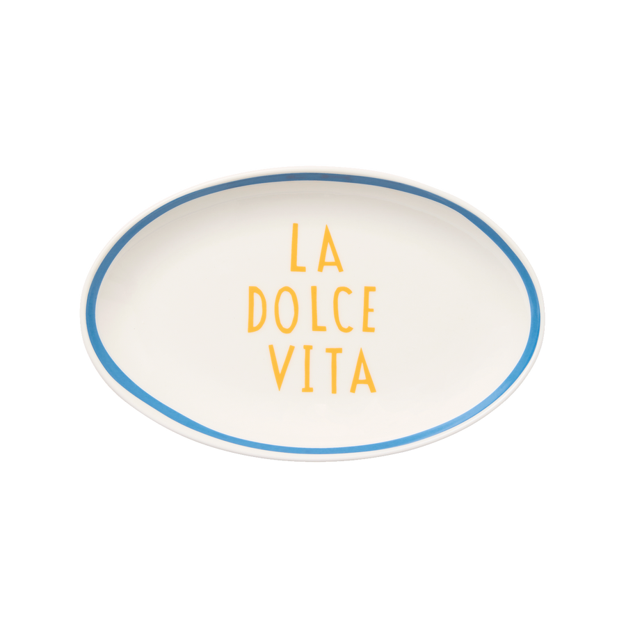 La Dolce Vita Small Oval Tray