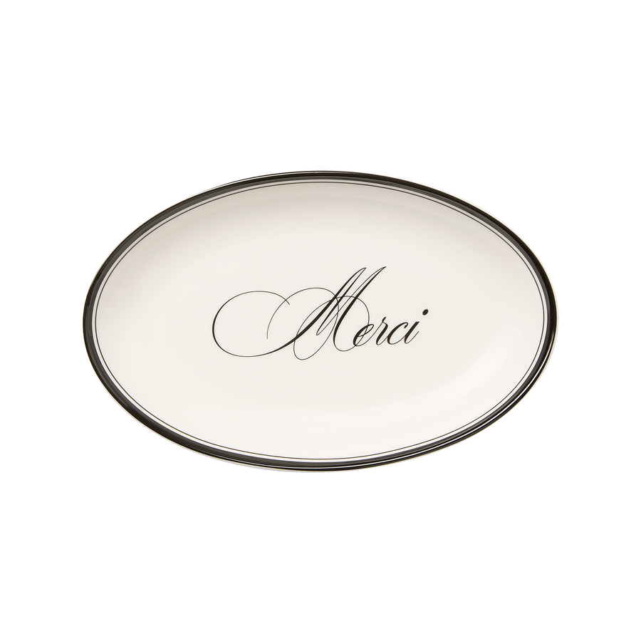 Merci Small Oval Tray