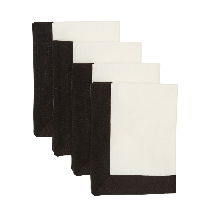 Black and White Placemat Set