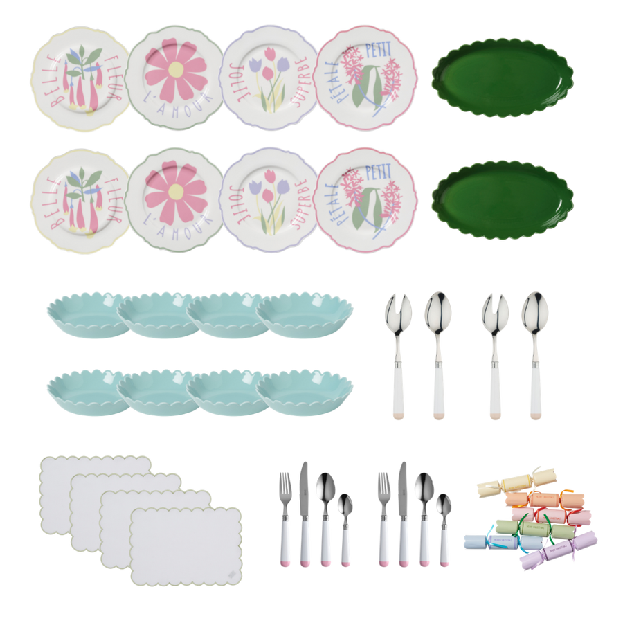 Pastel Christmas Dining set