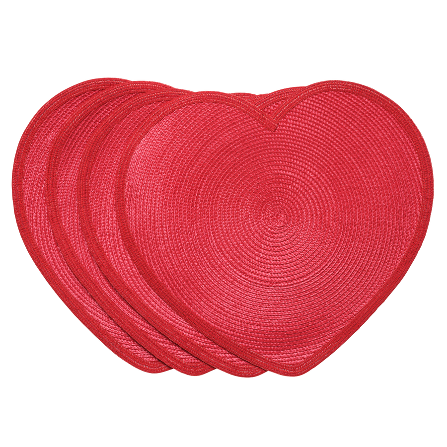 Heart Straw Placemats
