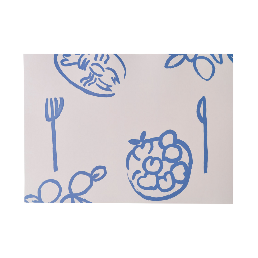 Paper Placemat and Placecard Set