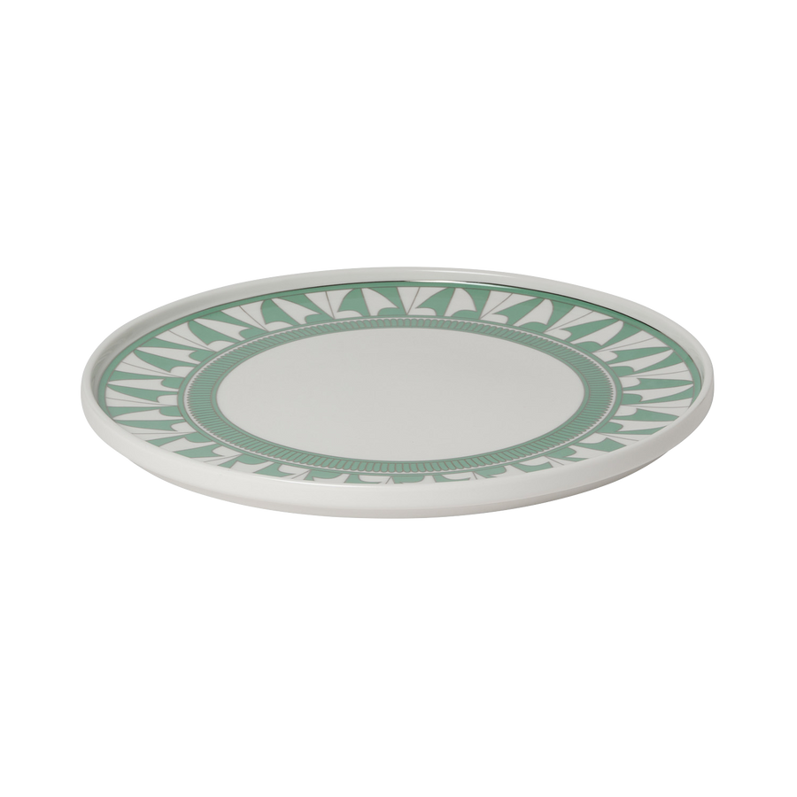 Mint Green Geometric Plate 2