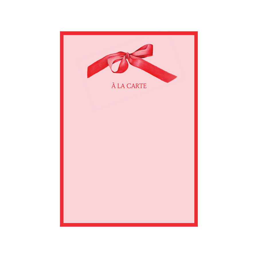 Downloadable Red Ribbon Menu