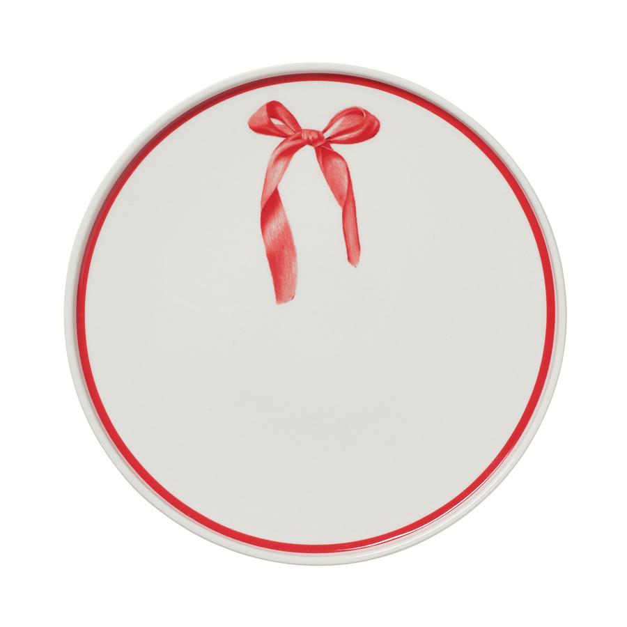 Red Ribbon Plate