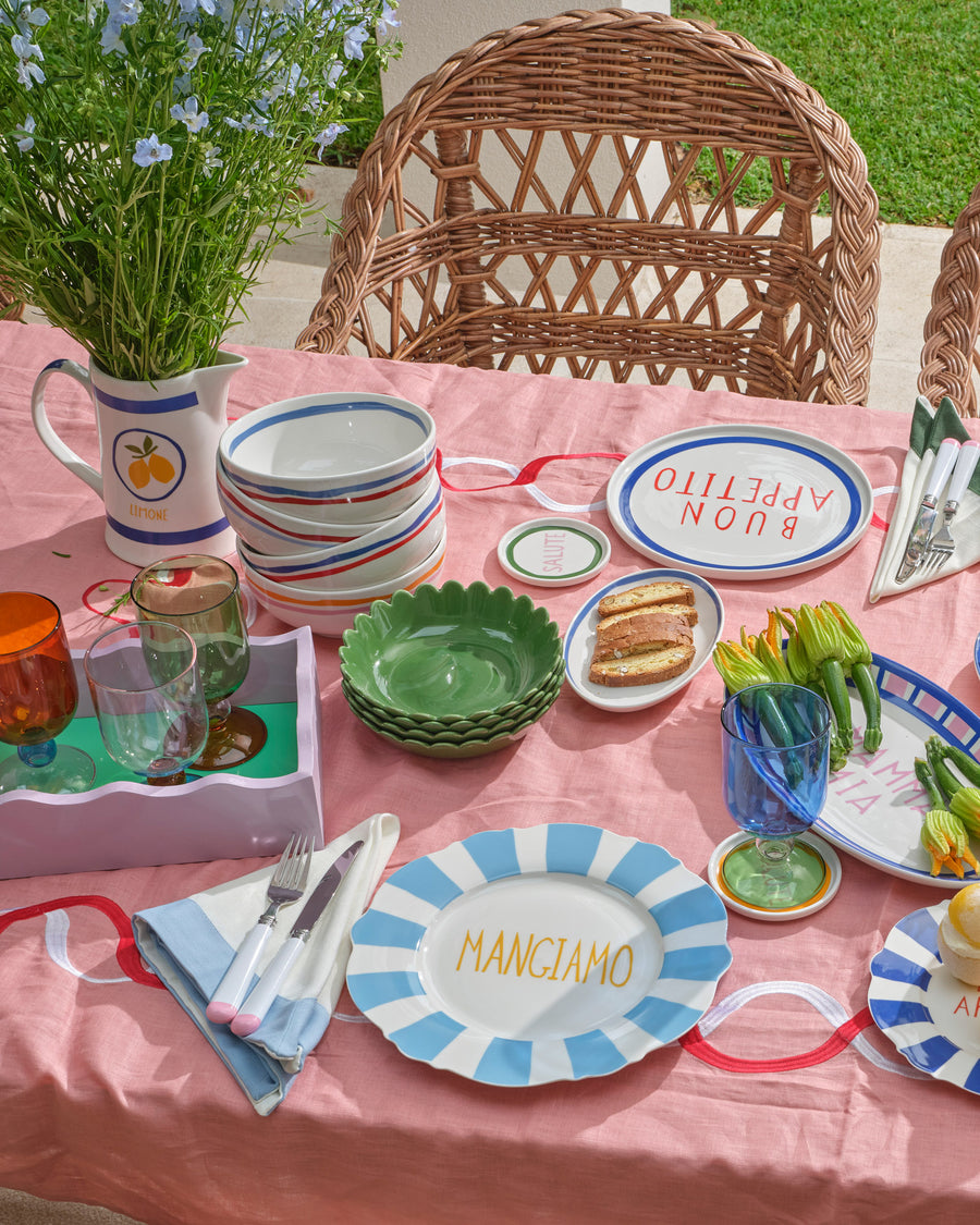 PREORDER Red Italian Bowl Set