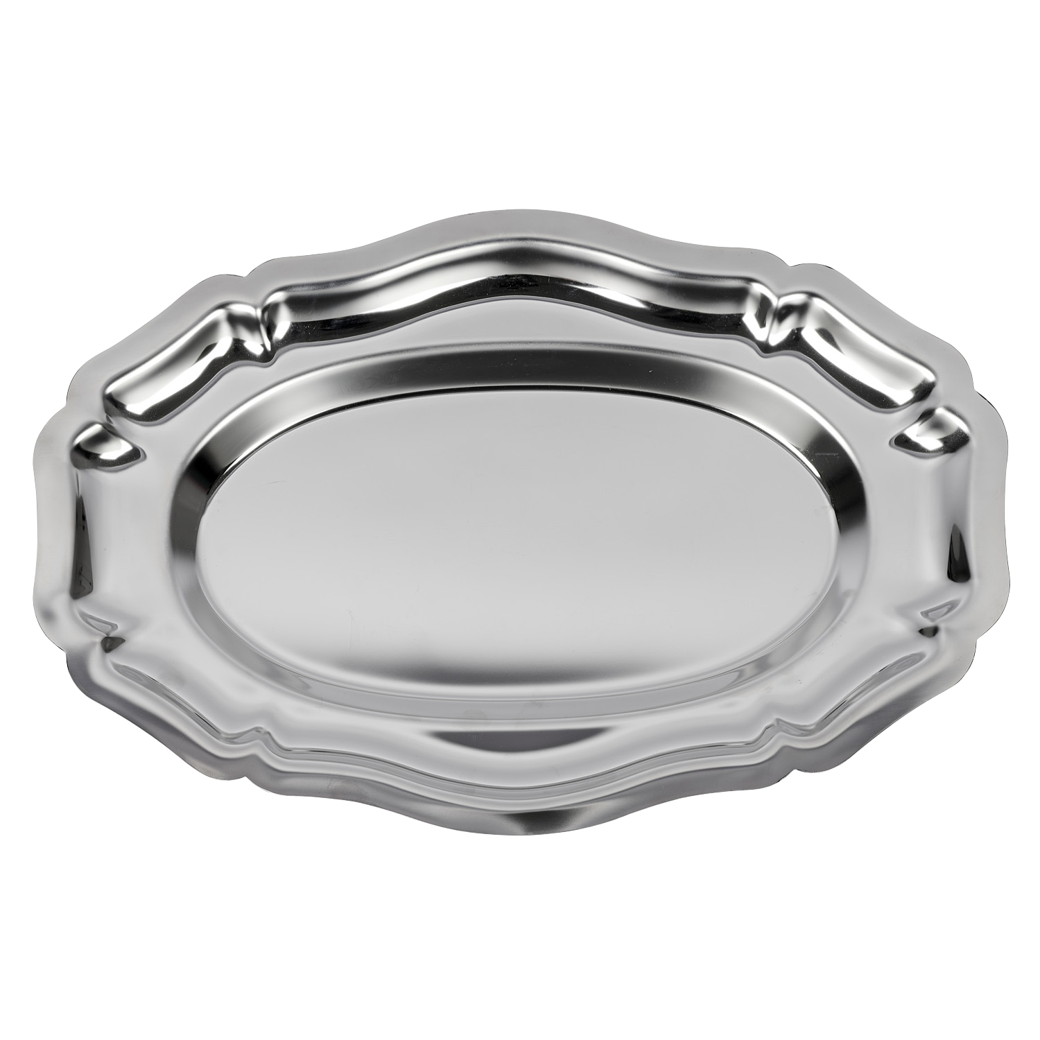 Large Steel Wave Platter