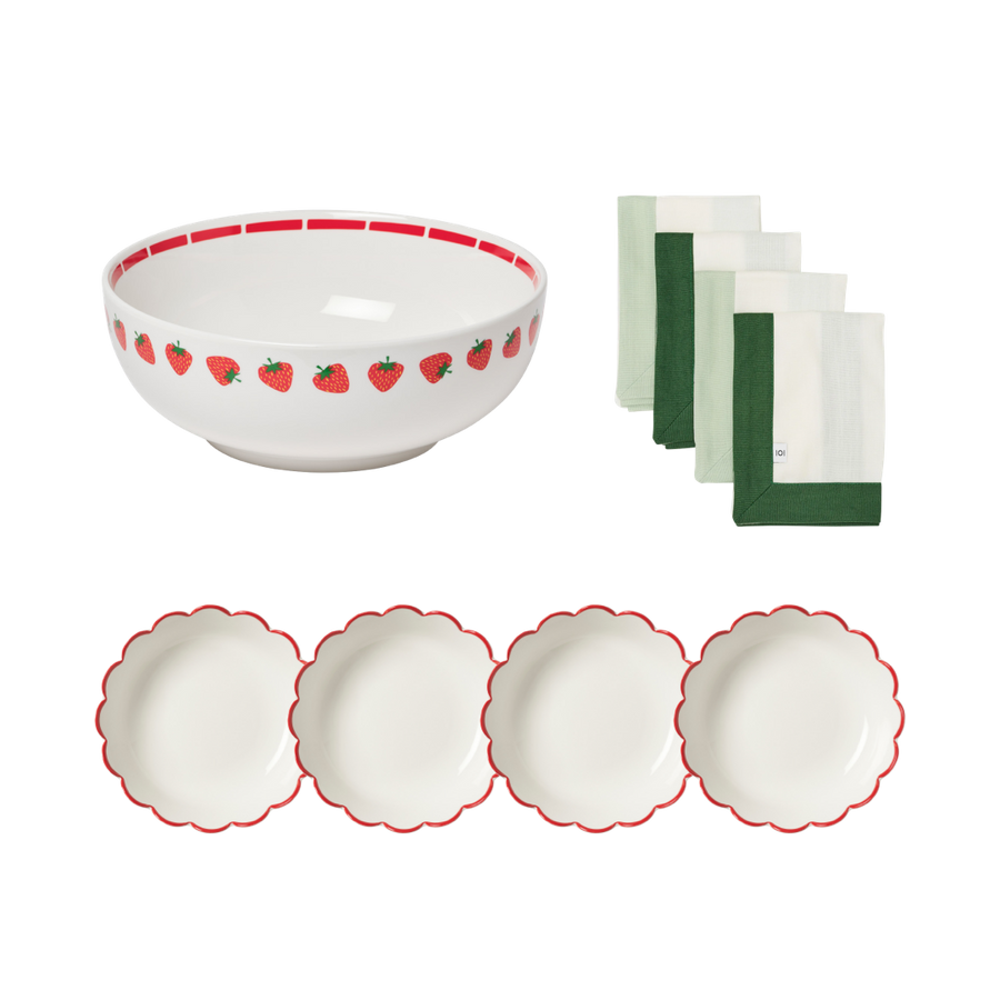 Strawberry Serving Set