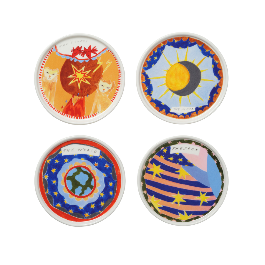 Tarot Coasters by Tatiana Alida — Set of 4
