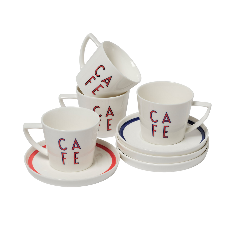 Cafe Tea Cup Set