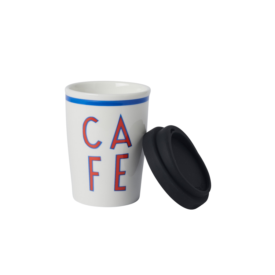 Italian Red CAFE Travel Coffee Cup