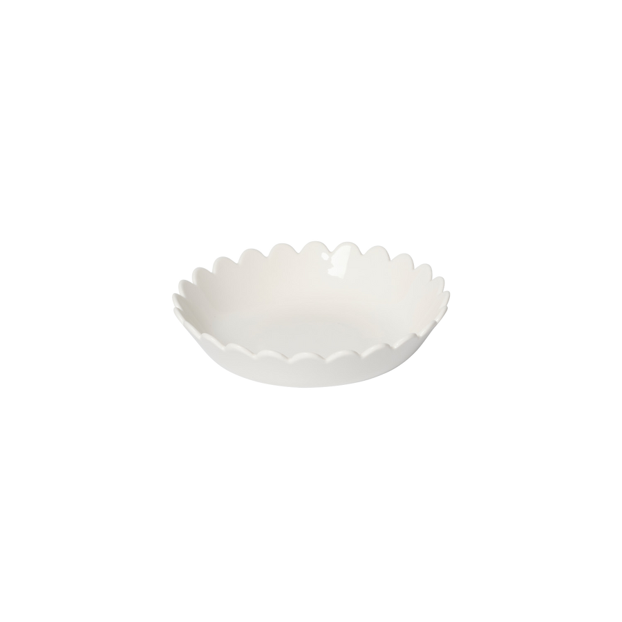 White Scallop Bowls – Set of 4