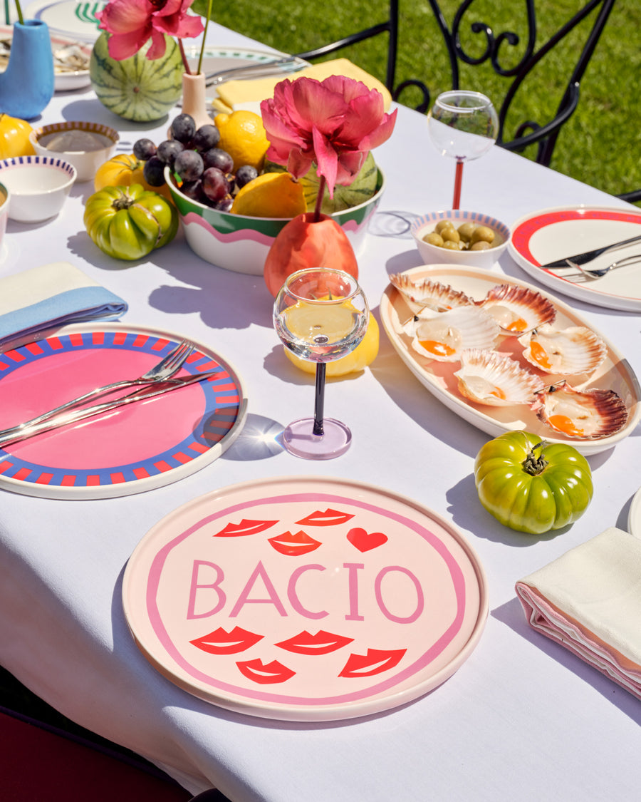 Pink Bacio Plate