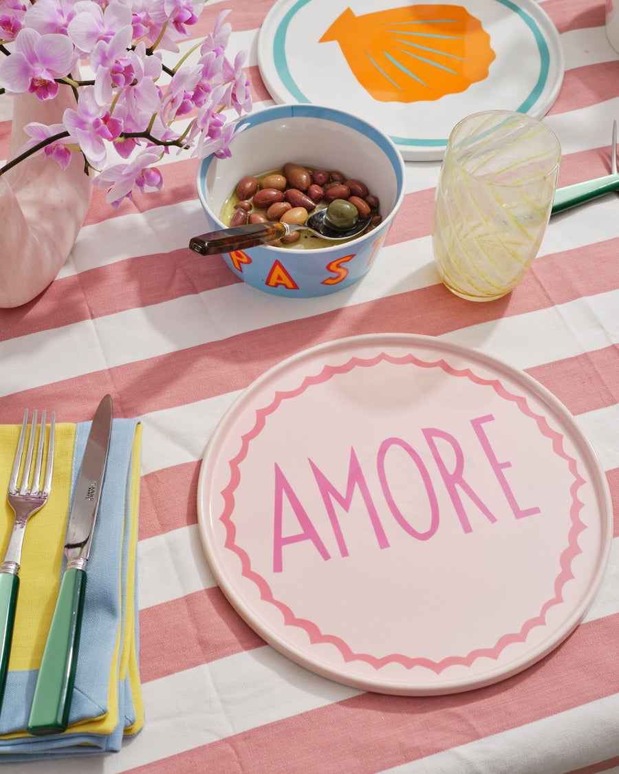 Pink Amore Plate - back in stock early Dec