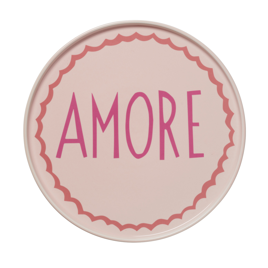 Pink Amore Plate