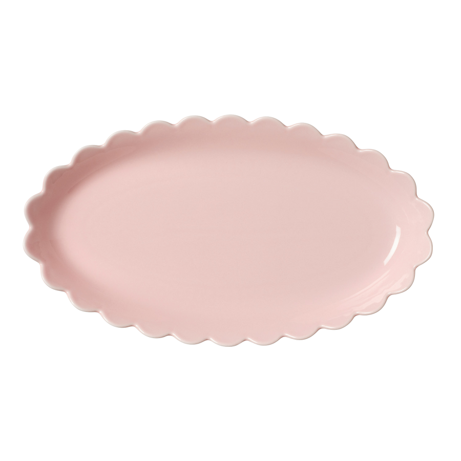 Pink Scallop Platter